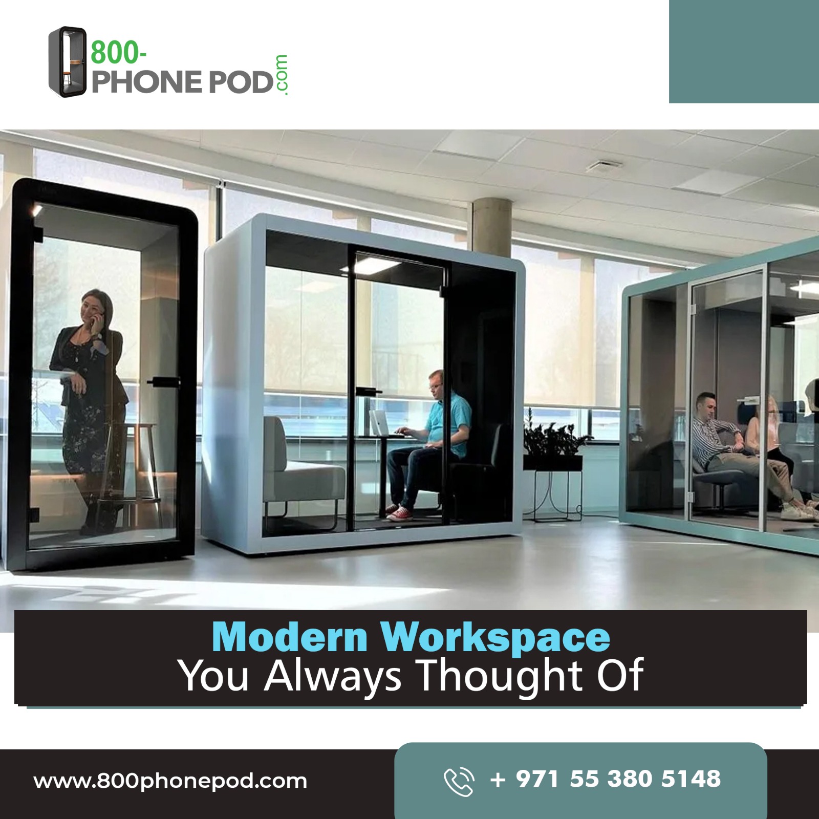 Creating a Modern Workspace: How Acoustic Booths and Phone Pods are Changing Dubai's Office Landscape ?